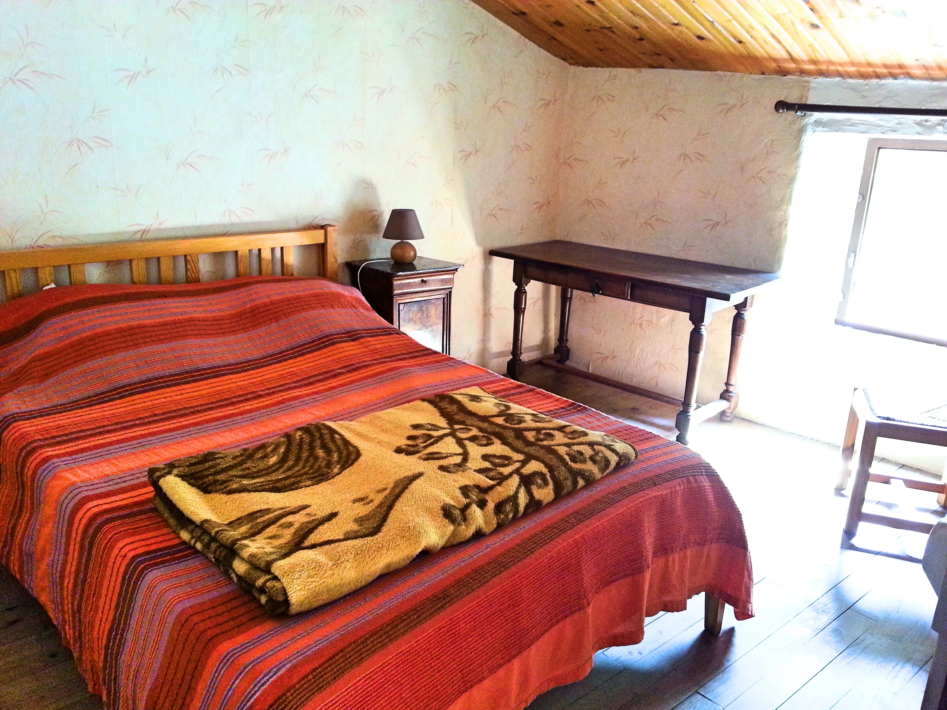 Chambre double, gîte La Placelle