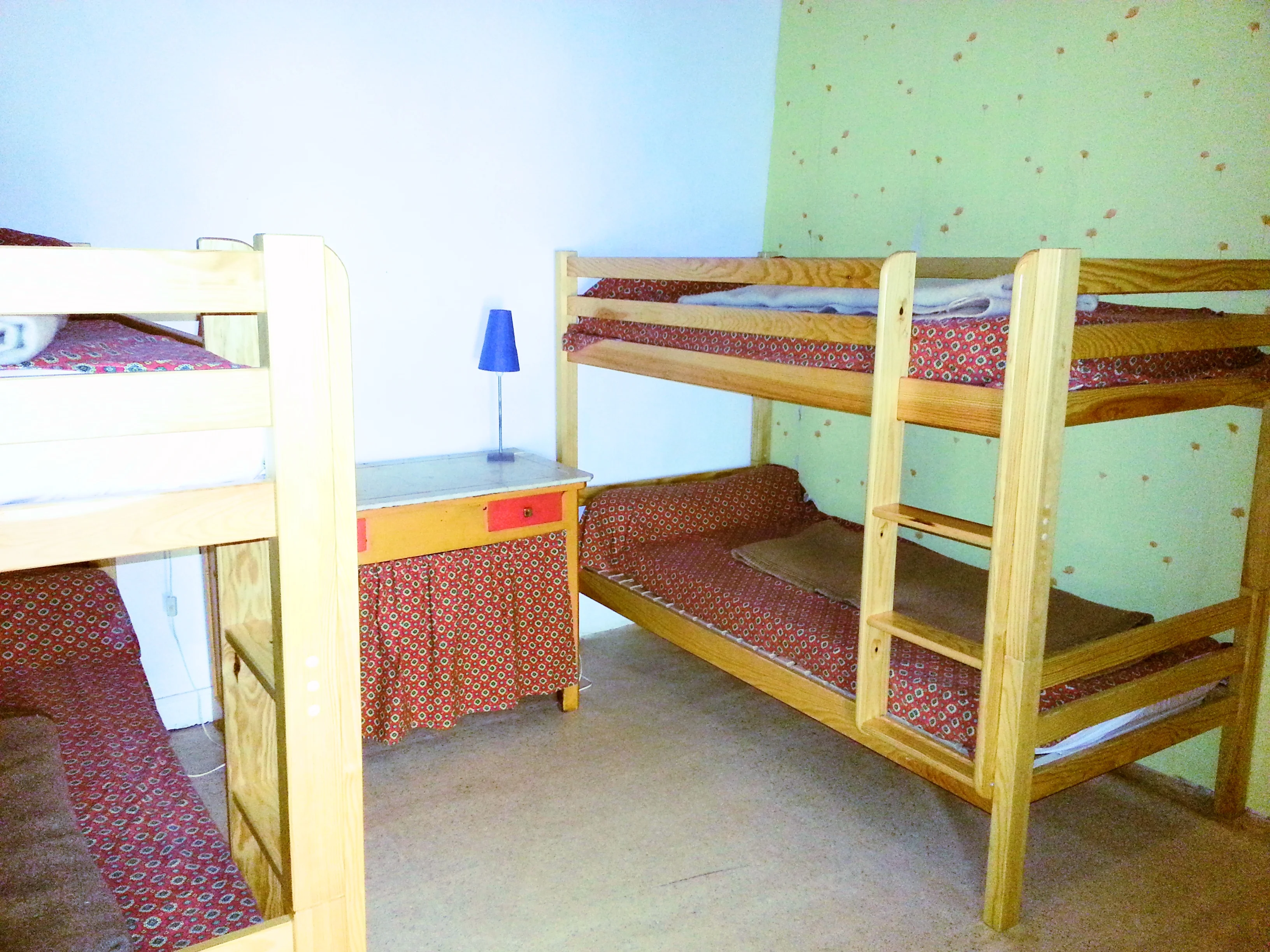 Chambre avec lits superposés, gîte La Placelle