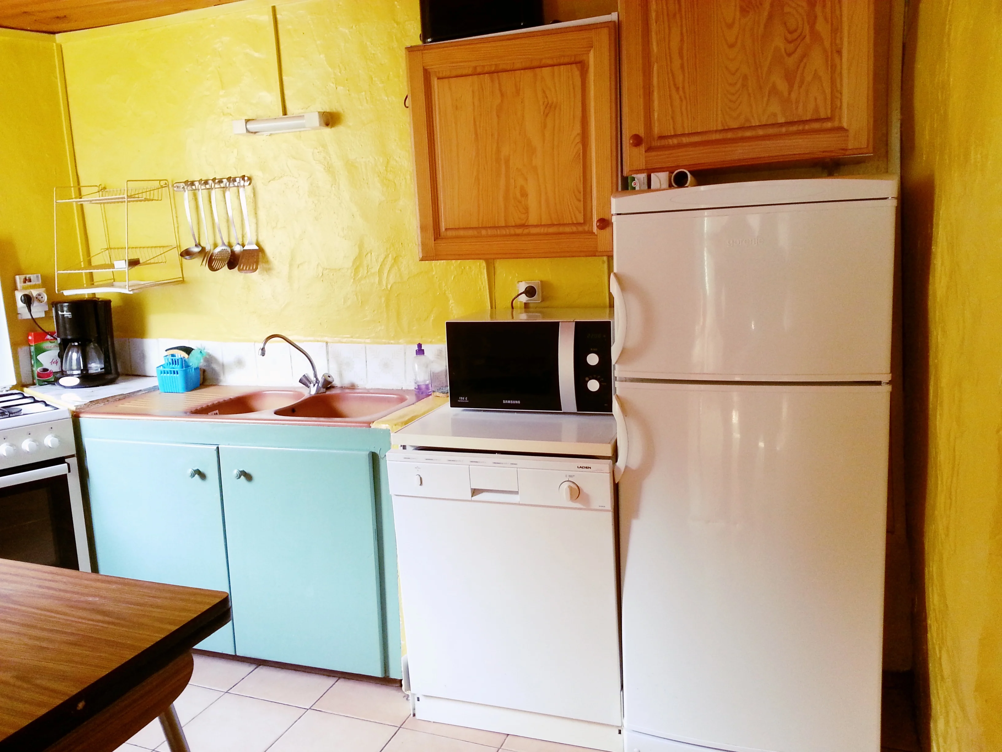 Cuisine équipée du gîte La Placelle