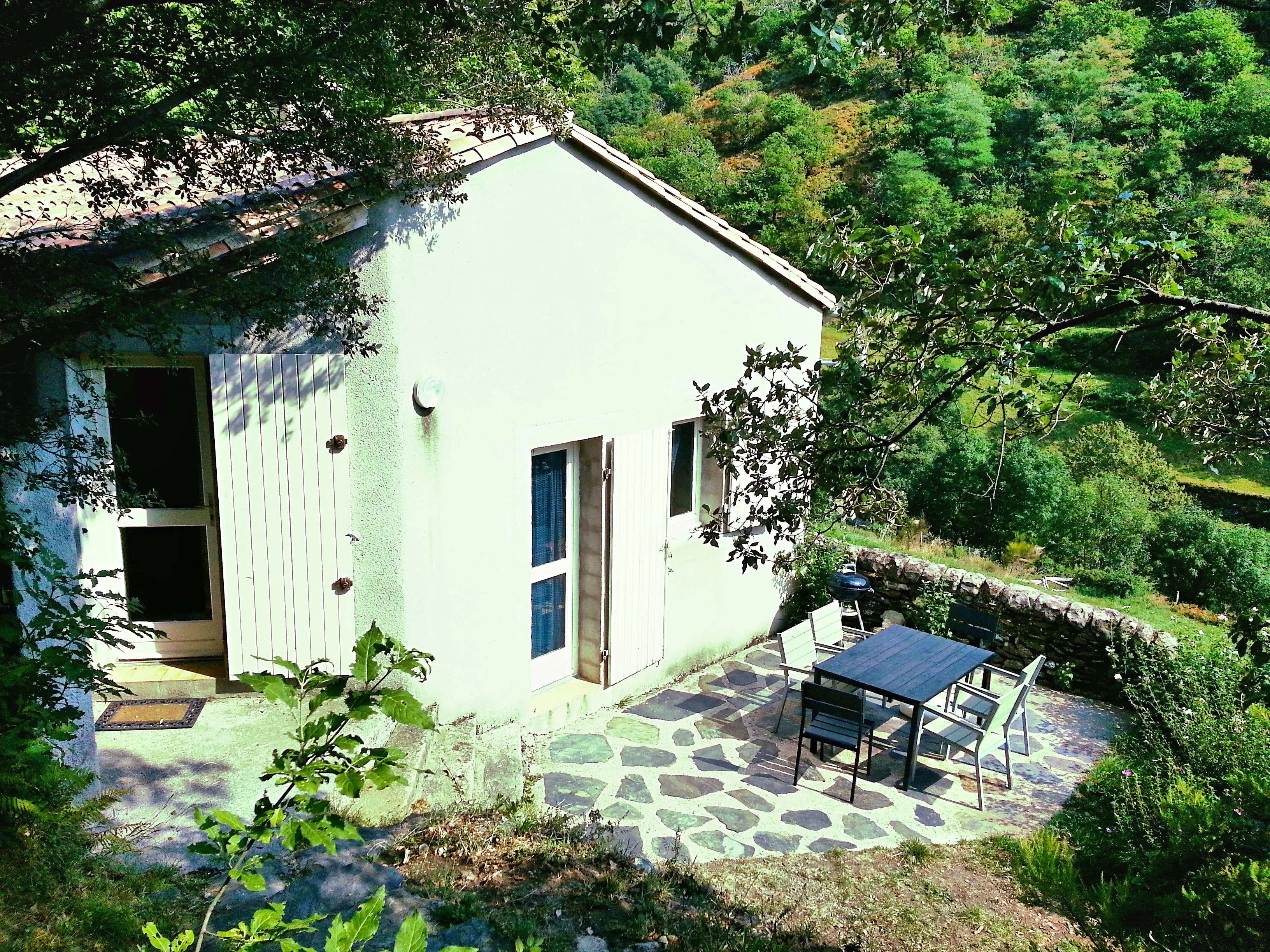 Première terrasse du gîte La Cordonnerie
