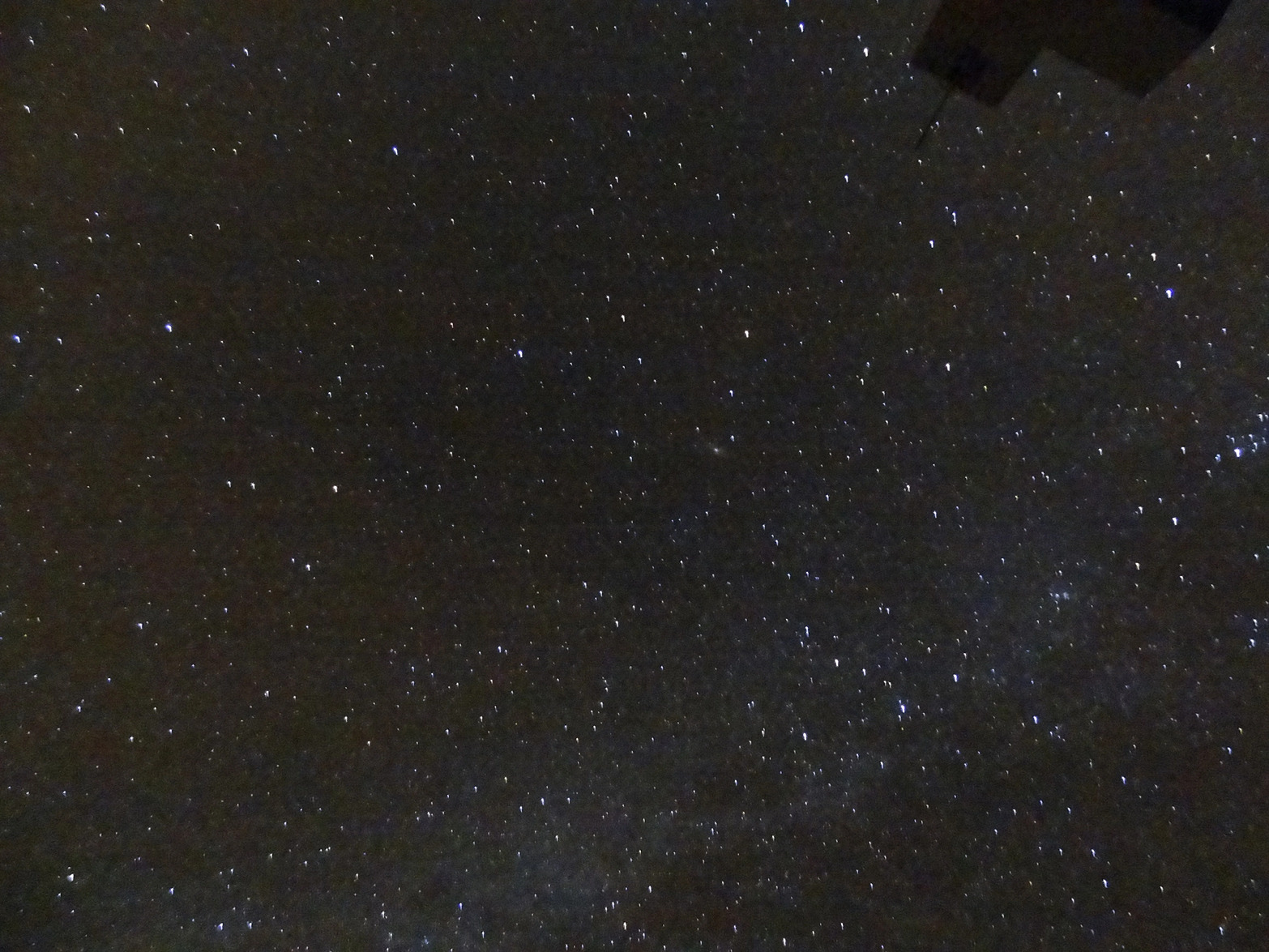 Ciel étoilé en été au-dessus des Cévennes