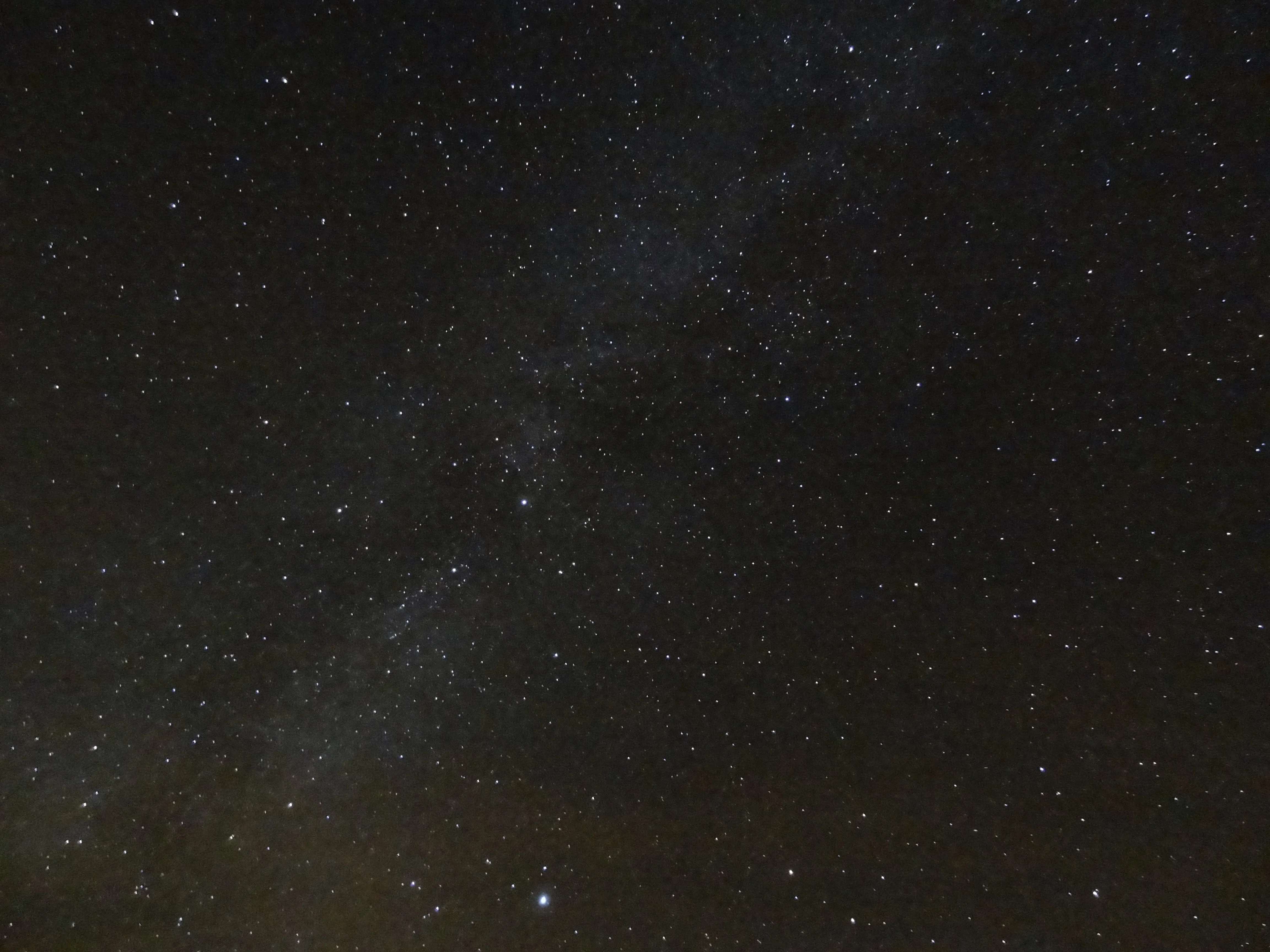 Ciel étoilé hivernal, observation des étoiles en Cévennes